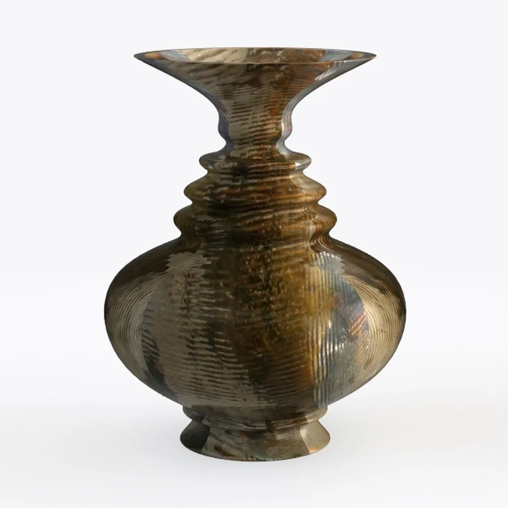 12 Inch Ceramic Rustic Farmhouse Vase, Handmade