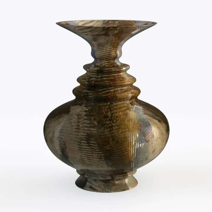 12 Inch Ceramic Rustic Farmhouse Vase, Handmade