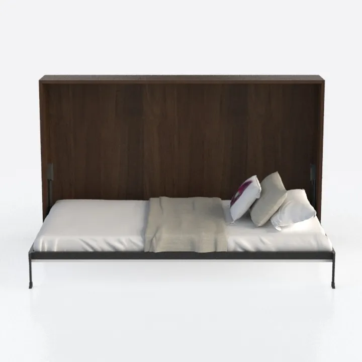 BOWERY HILL Full Wall Bed in Chocolate