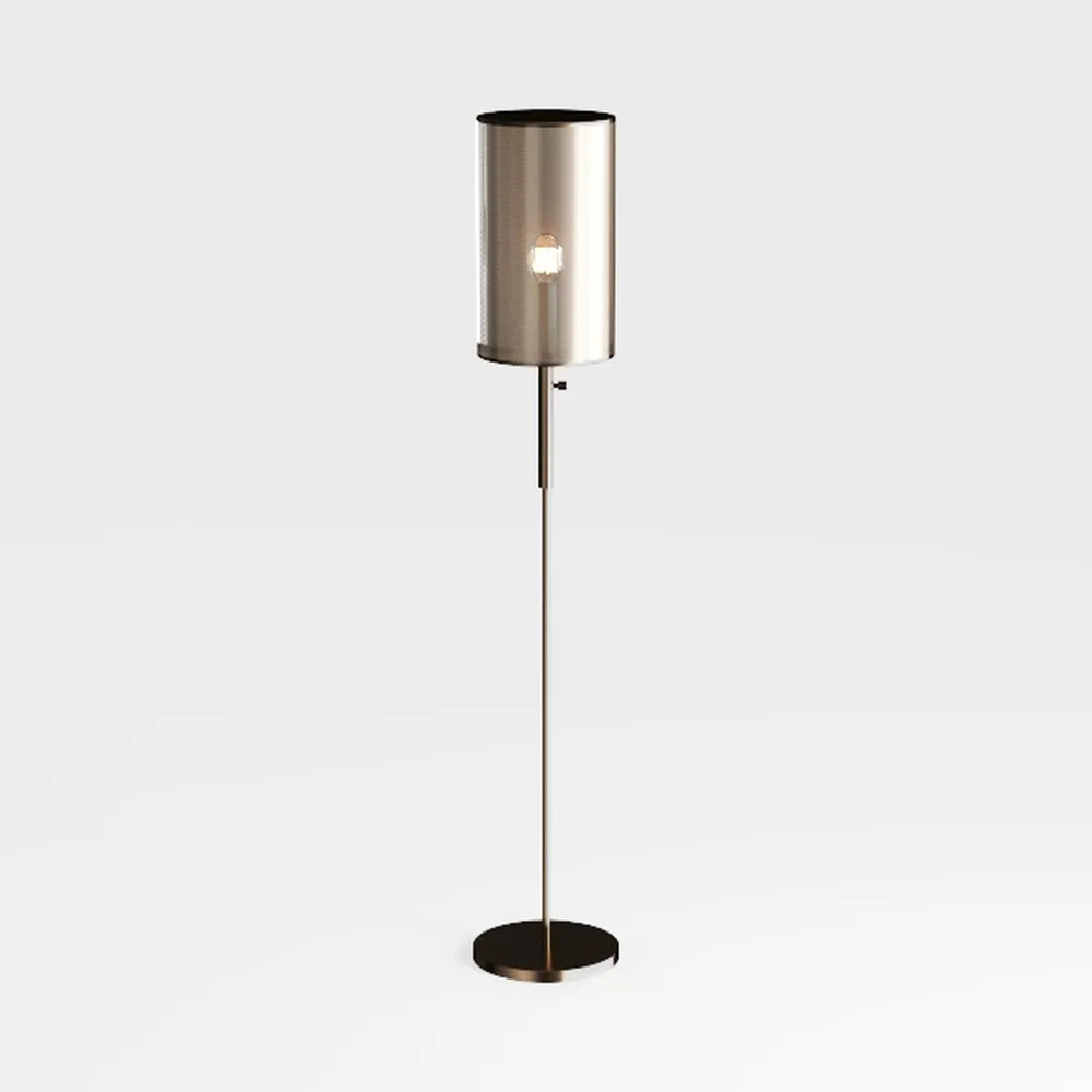 24.5" Modern Ceramic White Single Bedside Lamp 