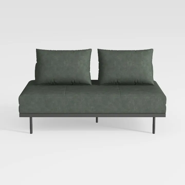 Yaheetech Small Mini Sofa Couch Armless Loveseat F