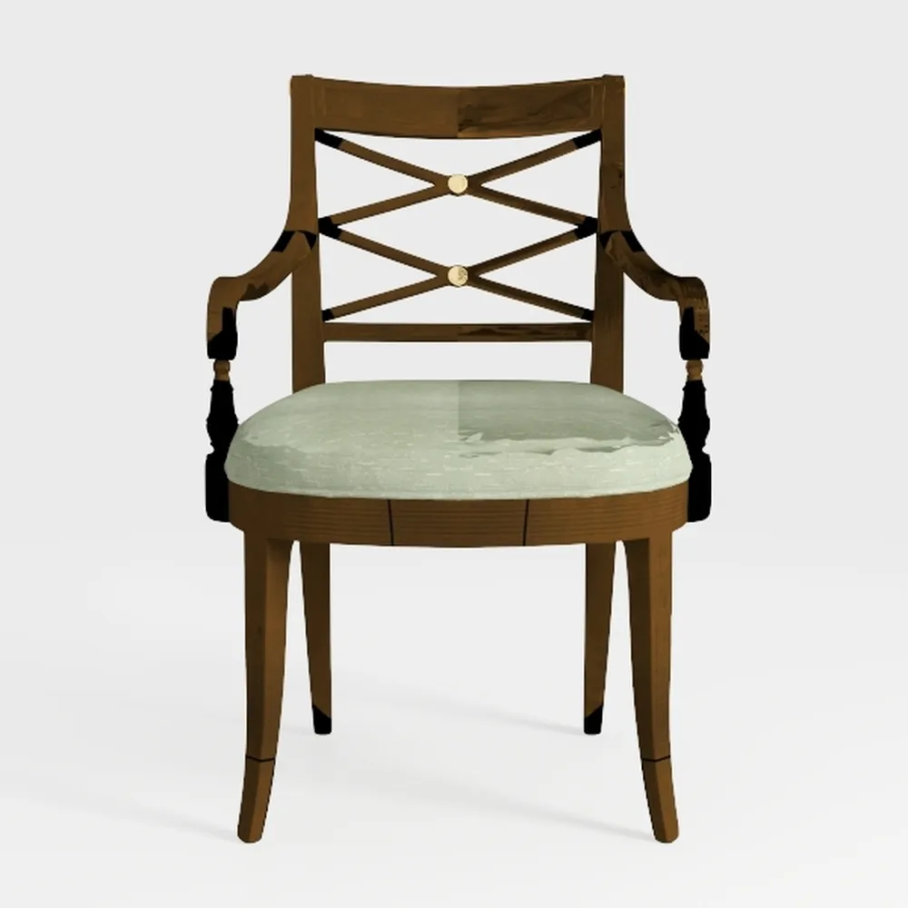 NDRAC031X Inlaid Arm Chair