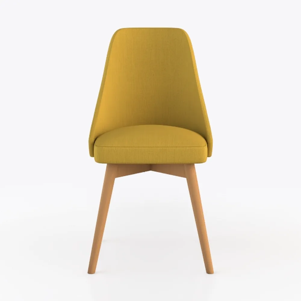 Kitchen Dining Chairs,Cloth Beech Legs Counter