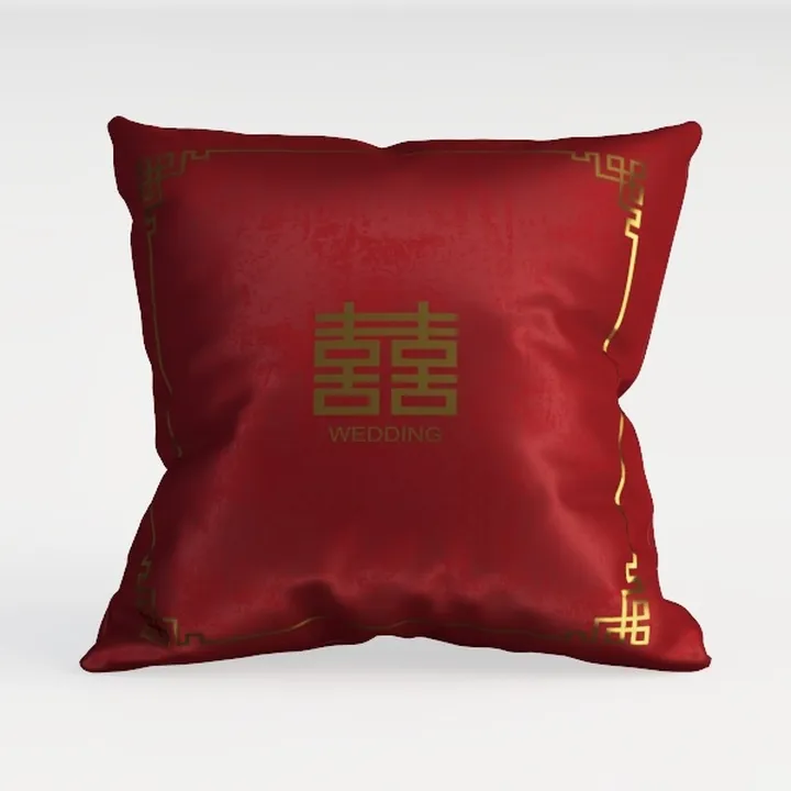 MIULEE Set of 2 Red Decorative Pillow Covers 20x20