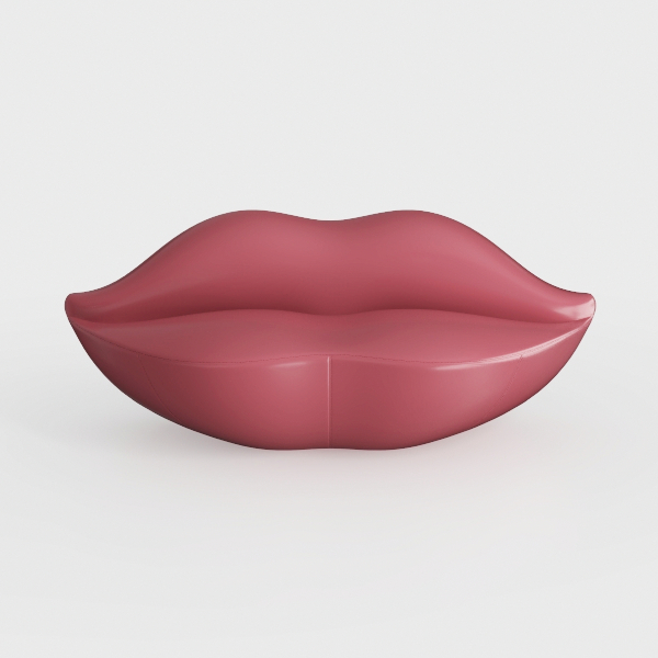 Starlight Canyon Home Hot Pink Velvet Loveseat wit