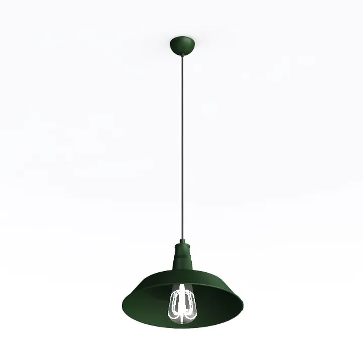 CLAXY Macaron Green Pendant Lights Metal Barn