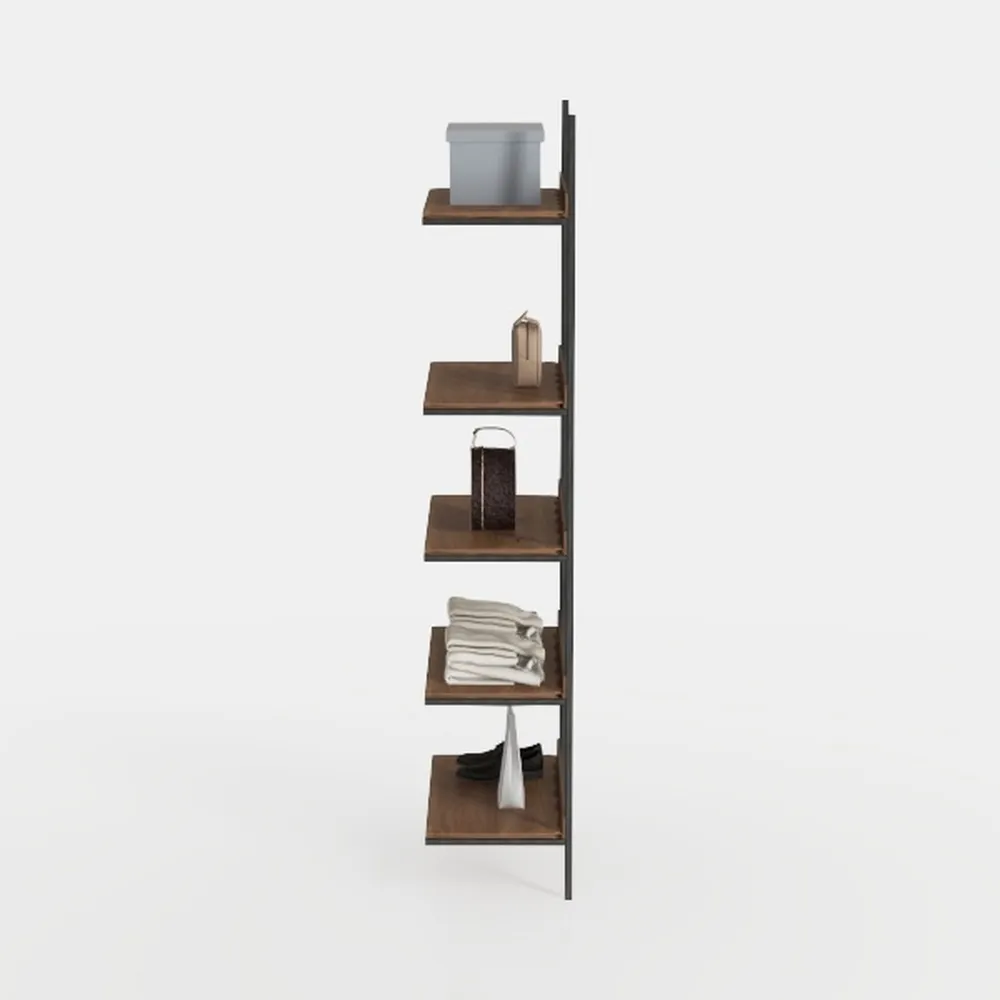 Tree Bookshelf with Drawer, 59’’ Geometric