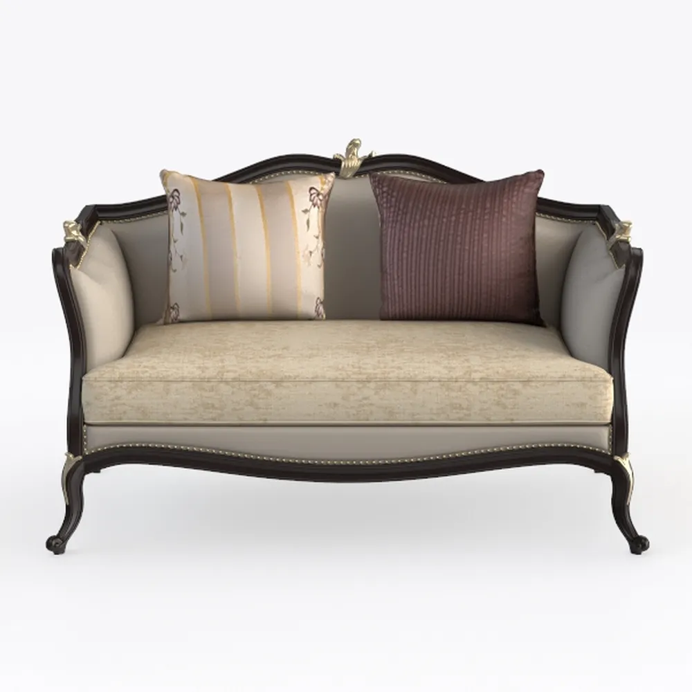 Luxury Victorian Couch - Floral Couch with Crystal