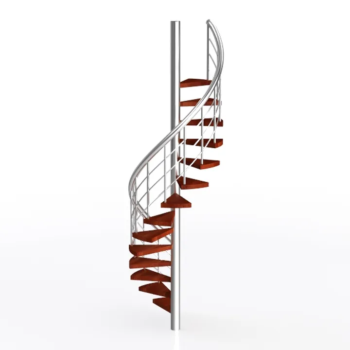 Left Spiral Stairs 44 Cherry