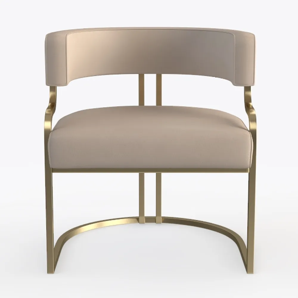 Leather Dining Chair Set, Mid-Century Modern