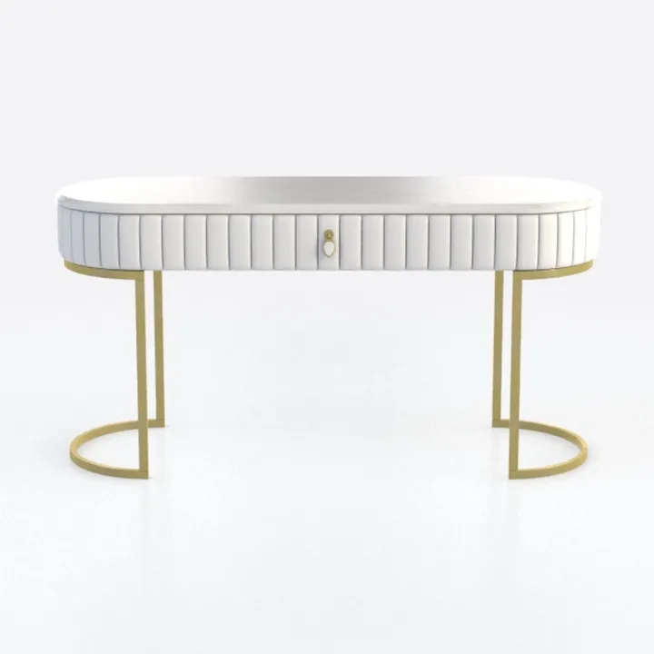 MICHAEL AMINI London Place Vanity Desk - Creamy Pe