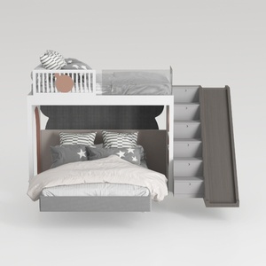 Harper & Bright Designs Twin Bunk Beds with Slide 