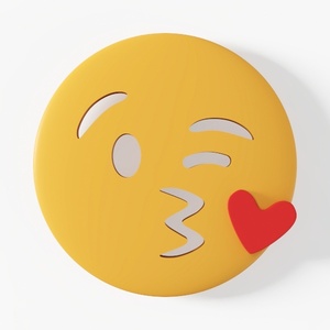 FACE THROWING A KISS-Emoji