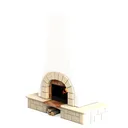 Fireplace 442 Left 45 Degree View