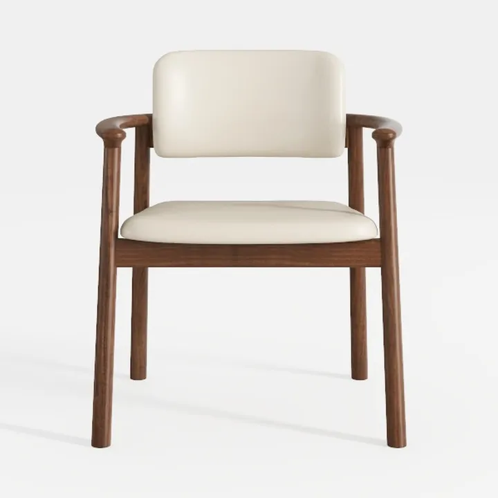 GIZNXBA Dining Chairs Wood with Arms, Side Chair