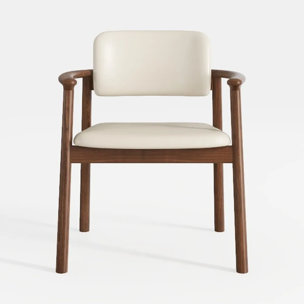 GIZNXBA Dining Chairs Wood with Arms, Side Chair