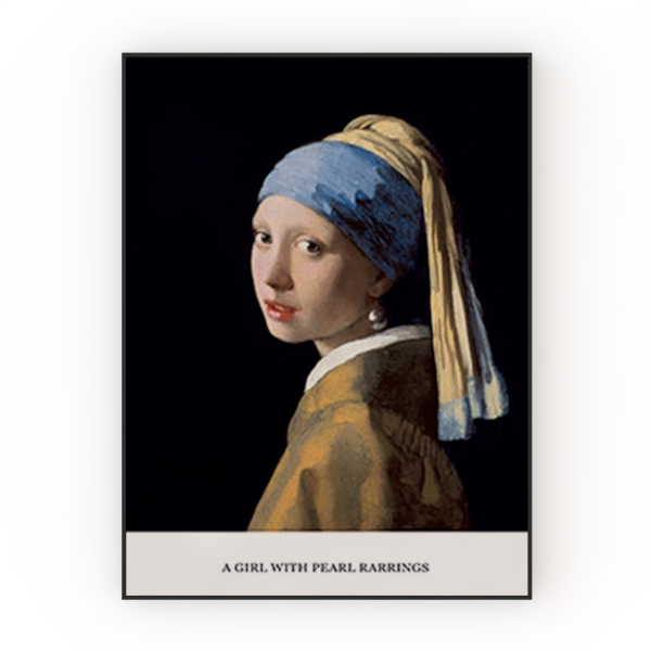 Wieco Art The Girl with a Pearl Earring by Jan Vermeer