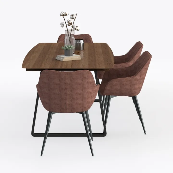 Modern Dining Chairs Set of 6, Mid Century Kitchen