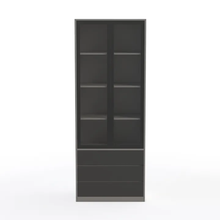 LOKO 74 Inches Tall Bookcase, 6-Tier Modern Tall