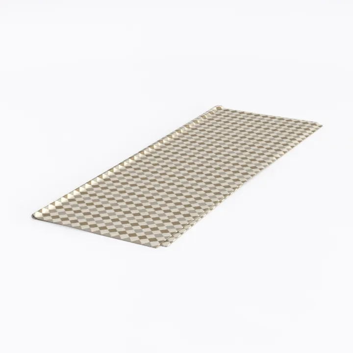Minimalist Checkered Pattern Table Runner 3D Model