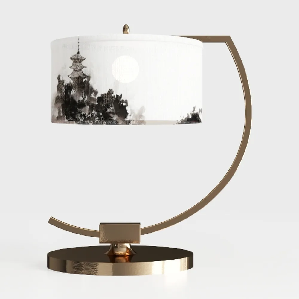 Nourison 23" Coastal Blue Ceramic Pot Table Lamp