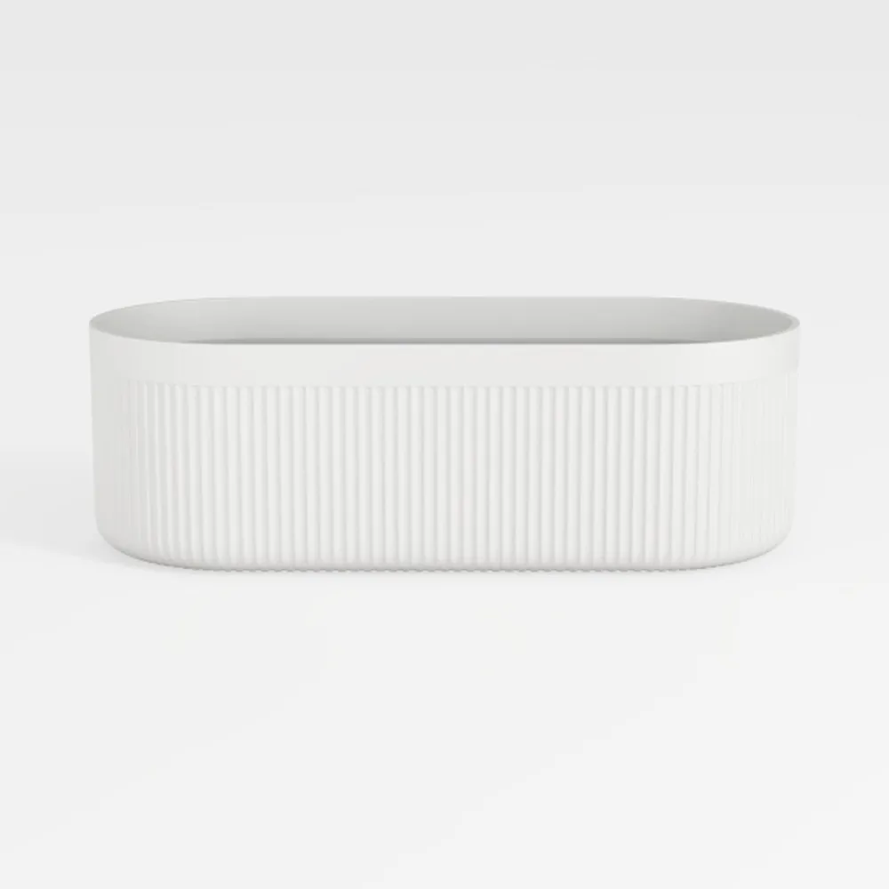 Solid Surface Freestanding Column Style Soaking