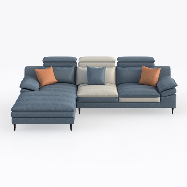 111&quot; Sectional Couch for Living Room, 4 Seater U-S