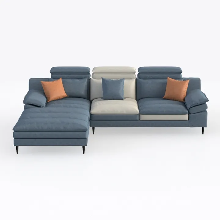 111" Sectional Couch for Living Room, 4 Seater U-S