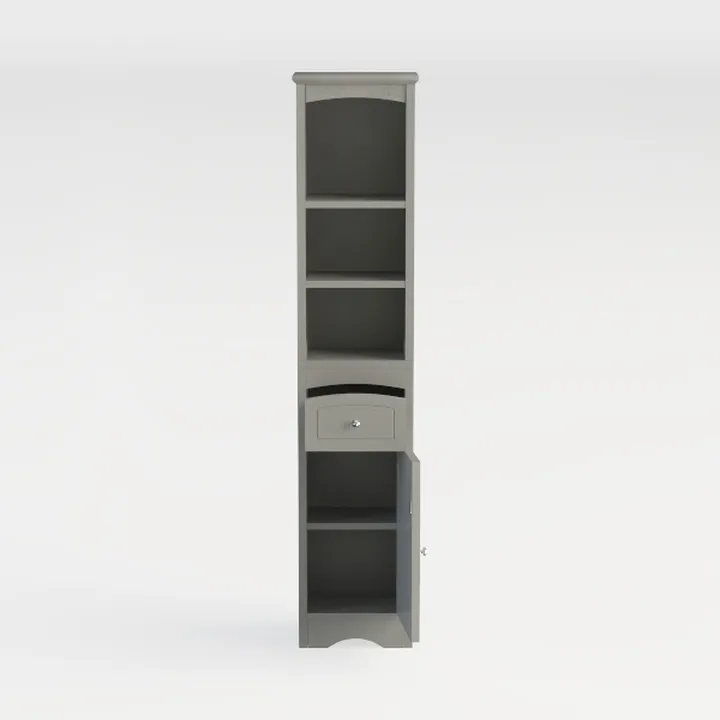Tall Bathroom Cabinet with 2 Doors & 1 Drawer