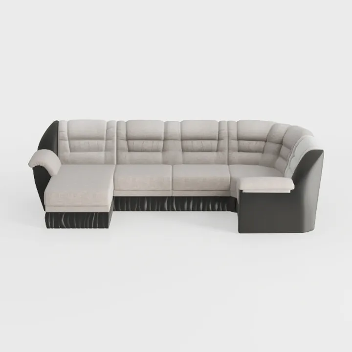 5-Seater Large Living Room Recliner Sofa, White