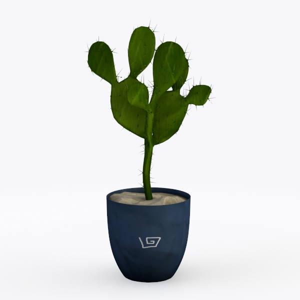 Plant pot256  Green plant H-90