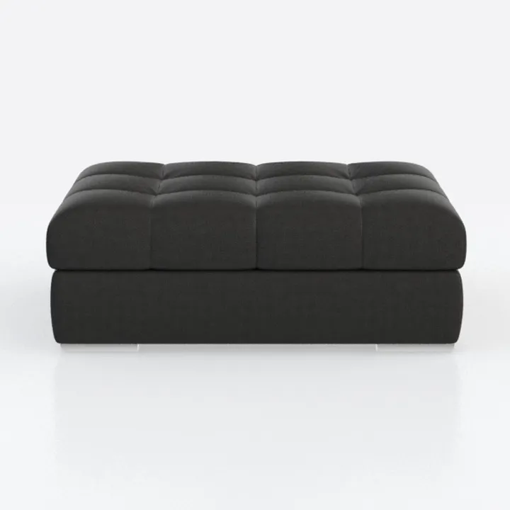 GNIXUU Upholstered Square Ottoman Module for Modul