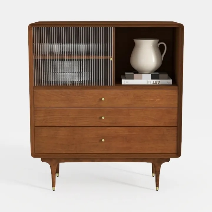 HULALA HOME Mid Century Modern Nightstand with