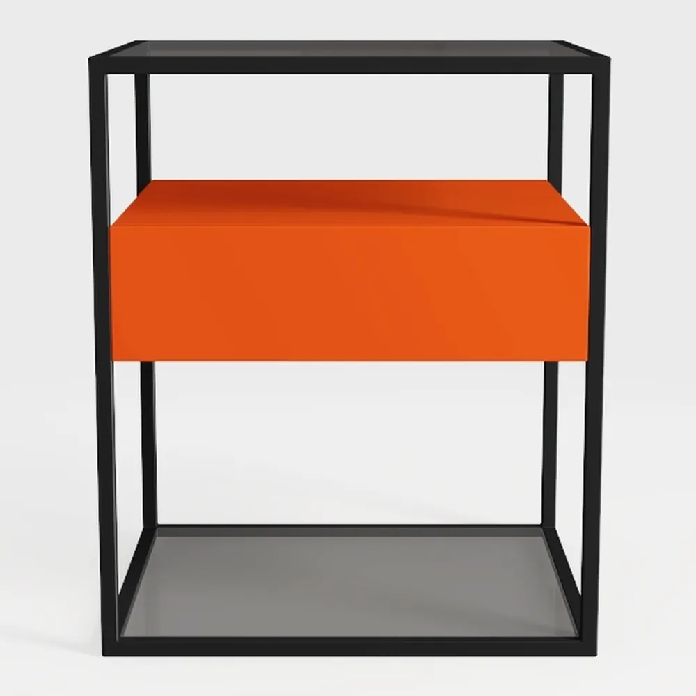 32-Inch 2-Tier Metal Bookcase, Open Shelf Storage