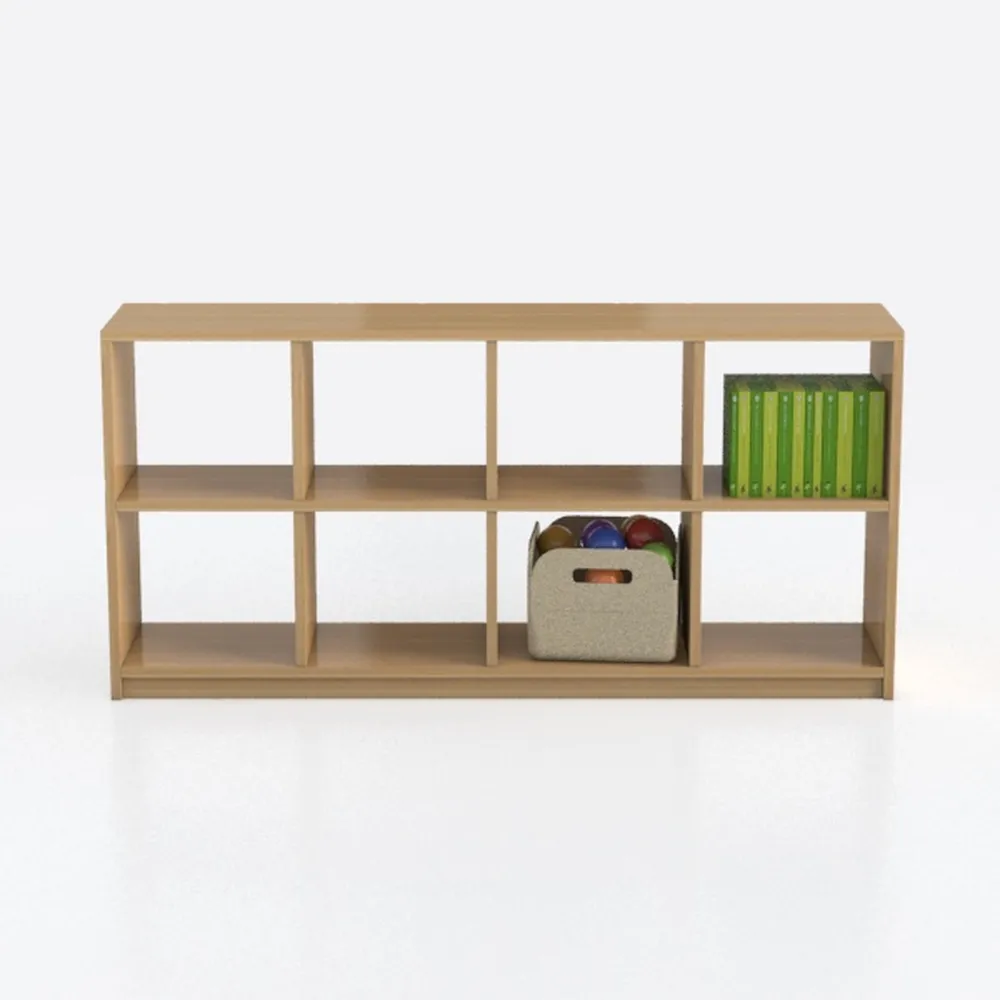 Bookshelf with Storage Bins, 8-Cube Storage