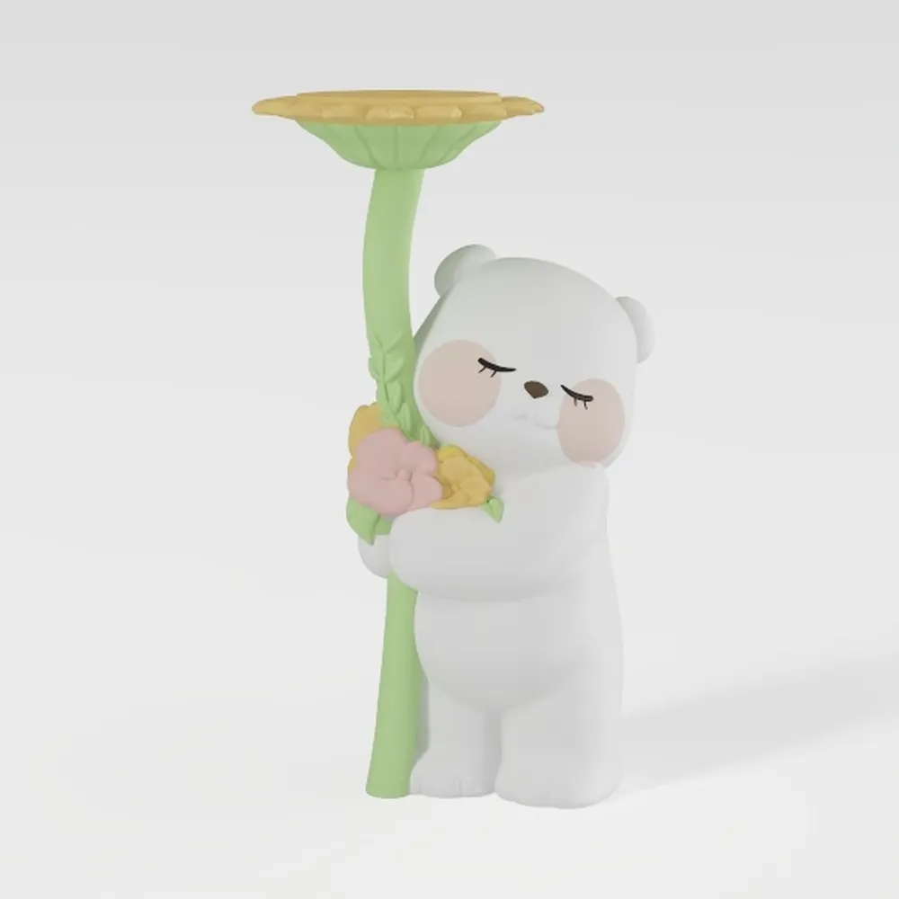 Green Blown Glass Vase, Unique Art Home Decor