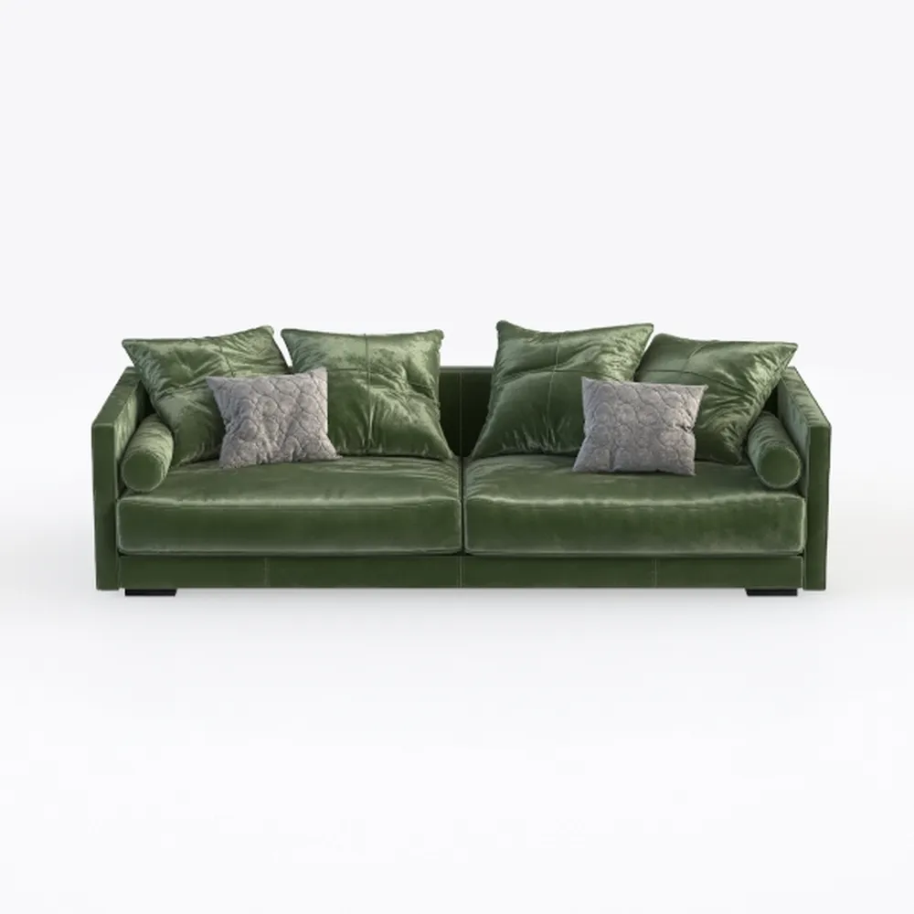 111.5" Modular Sectional Sofa L Shaped, Deep Seat