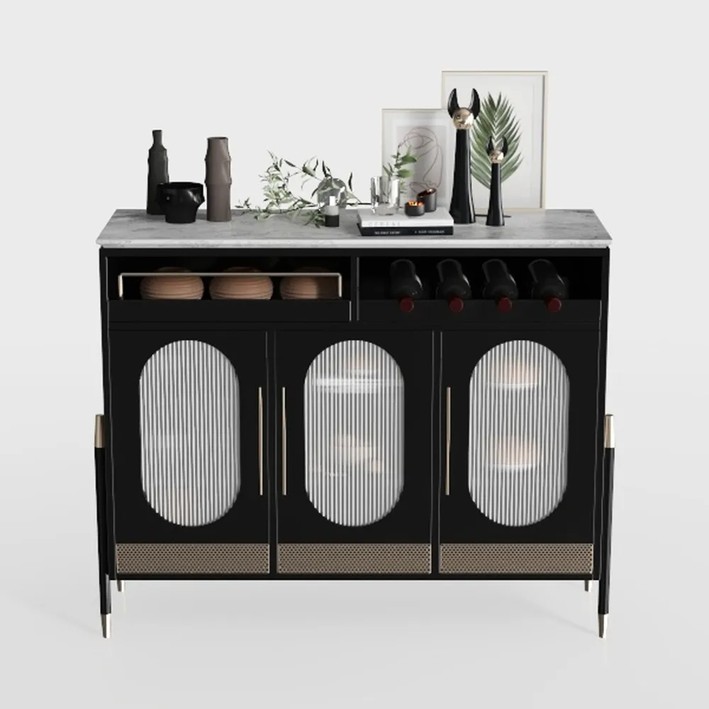 Retro Large Storage Sideboard Buffet Storage