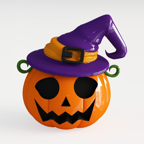 pumpkin head wizard hat ornament-Halloween