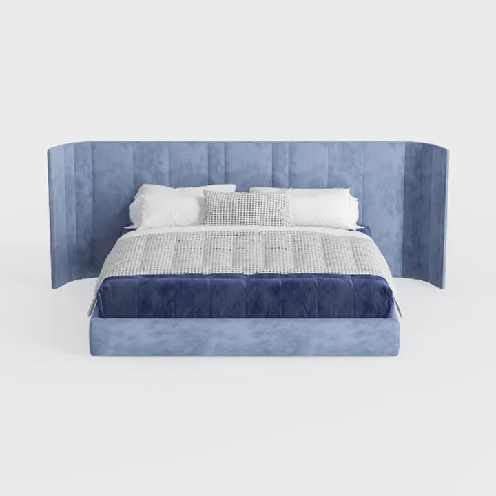 Meridian Furniture BrookeSkyBlu-K Brooke Collectio