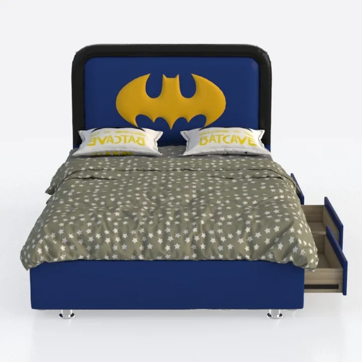Max & Lily Full Bed, Bed Frame with Headboard For 