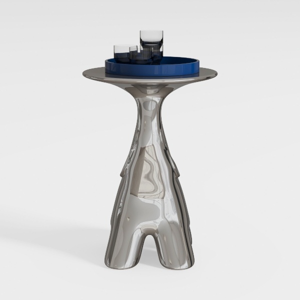 side table-Metallic Home