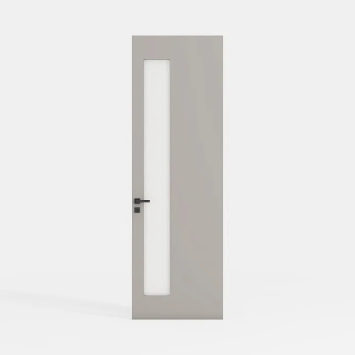 18" x 80" Slab Door, 5-Panel Pre-Assembled Frosted