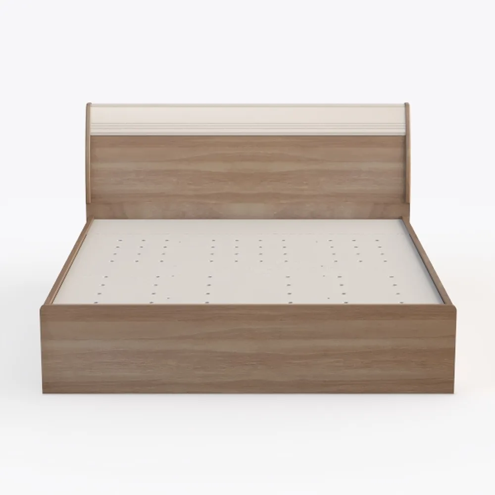 Merax Platform Bed with Headboard, Shelves, USB