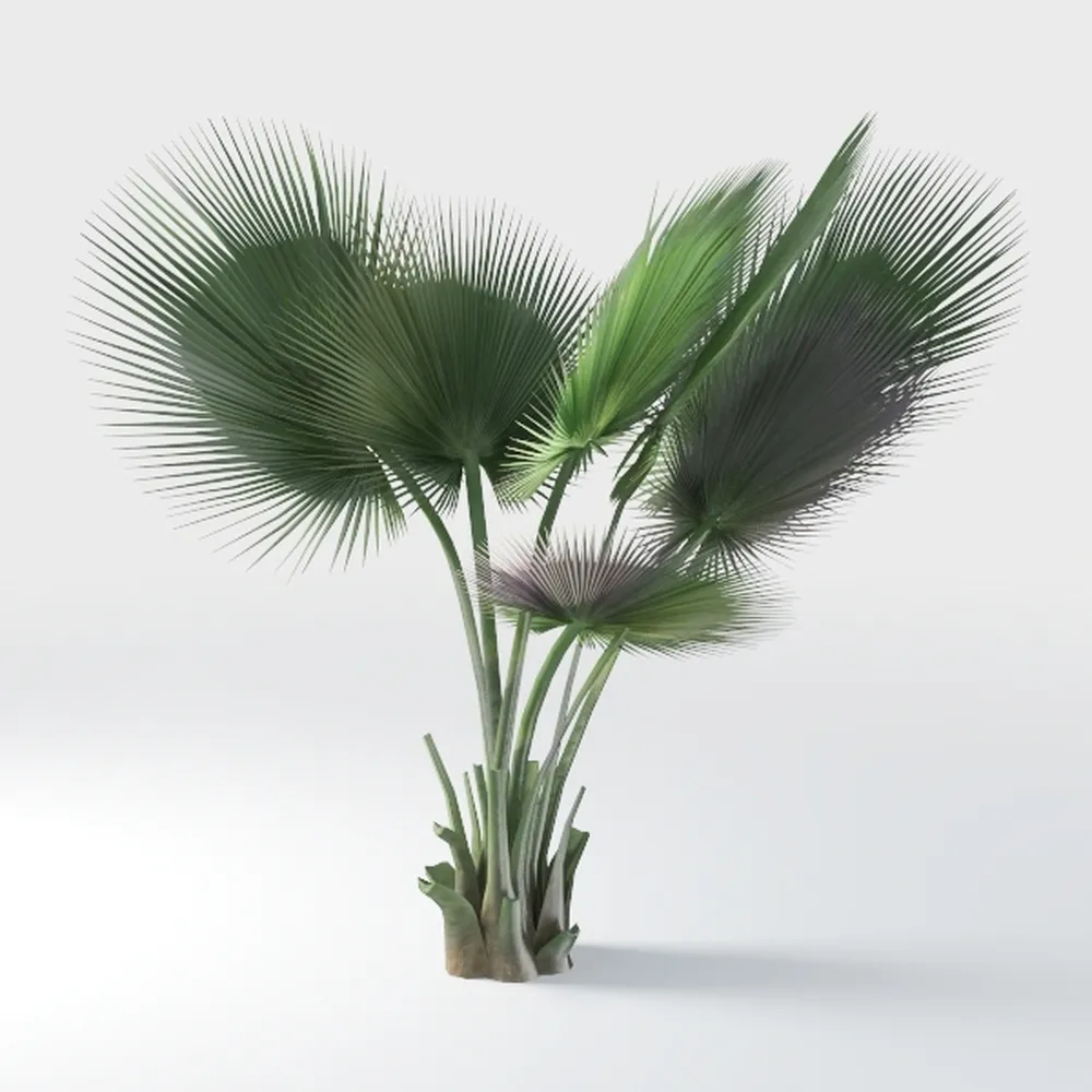 Artificial Palm Tree 7.2Ft Tall Fake Potted Plant