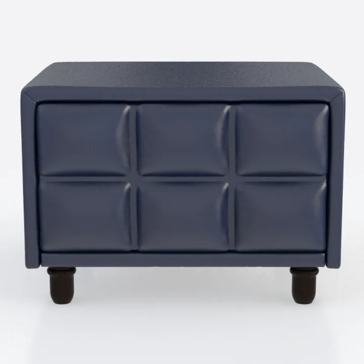 Basics Collection Black Ottoman With Storage