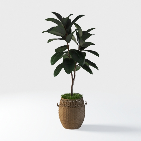 4FT Artificial Tree Tall Potted Fake Bougainvillea