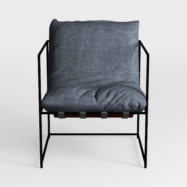 Mellow Wyn Sling Accent Chair with Arms/Casual Hom