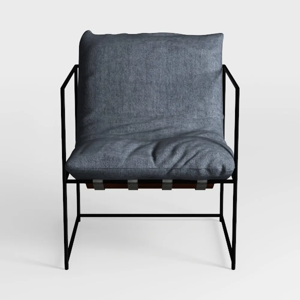 Mellow Wyn Sling Accent Chair with Arms/Casual Hom