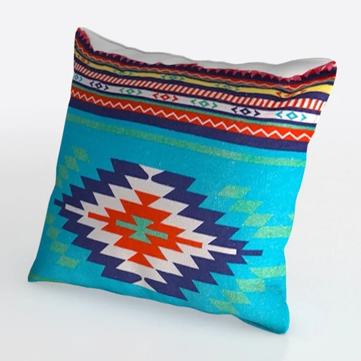 Teal Brown Yellow Southwest Outdoor Waterproof